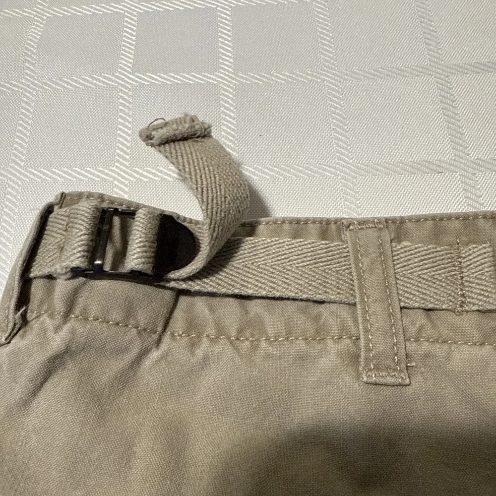 VTG Banana Republic Safari Travel Clothing Cargo Pants Men 32x34 Buckle Back Wrk